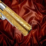 ROCK ISLAND ARMORY Customized 1911, 9mm, 24K Gold, French Scrolls Engraved - RARE 9MM LUGER (9X19 PARA) - 2 of 3