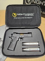 NIGHTHAWK CUSTOM TRS COMMANDER 9MM LUGER (9X19 PARA) - 1 of 3