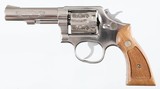 SMITH & WESSON MODEL 64-3 ENGRAVED 38SPL STAINLESS .38 SPL - 2 of 3