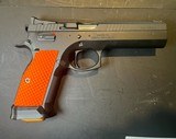 CZ CZ 75 TS ORANGE 9MM LUGER (9X19 PARA) - 1 of 3