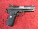 WILSON COMBAT Wilson Combat, EDCX9, Single Action Only, Semi-automatic, Compact, 9MM, 4" Barrel, Black DLC Finish, Green Fiber Optic Sights, Manu - 2 of 3