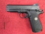 WILSON COMBAT Wilson Combat, EDCX9, Single Action Only, Semi-automatic, Compact, 9MM, 4" Barrel, Black DLC Finish, Green Fiber Optic Sights, Manu - 3 of 3