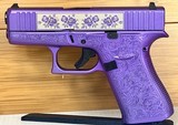 GLOCK 43x 43 Purple 9MM LUGER (9X19 PARA) - 1 of 3