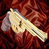 SMITH & WESSON MODEL 66-4 / All 24K Gold Plated .357 MAG - 2 of 3