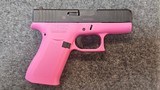 GLOCK PINK 43X 9MM LUGER (9X19 PARA) - 1 of 1