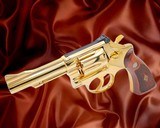 SMITH & WESSON Model 10 - 24K Gold Platted - 38 Special - RARE .38 SPL +P - 3 of 3