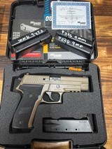 SIG ARMS AG P226 MK-25 FDE W/6 MAGS 9MM LUGER (9X19 PARA) - 1 of 3