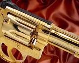SMITH & WESSON Model 15 (K-38 COMBAT MASTERPIECE) 24K Gold Platted - 38 Special - RARE .38 SPL - 3 of 3