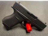 GLOCK 43 SLIME LINE G43 BABY GLOCK SUB COMPACT 9MM LUGER (9X19 PARA) - 1 of 3