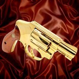 SMITH & WESSON 640 CENTENNIAL - 24K Gold Platted - 38 Special - RARE .38 SPL +P - 1 of 3