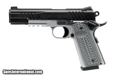 SAVAGE ARMS 1911 GOV TWO TONE RAIL 9MM LUGER (9X19 PARA)
