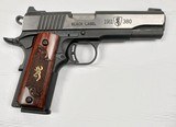 BROWNING 1911 BLACK LABEL .380 ACP - 1 of 3