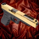 GLOCK 34 Gen3 - CA Compliant Competition 9mm - PI3430101 - 24K Gold Plated 9MM LUGER (9X19 PARA) - 1 of 3