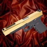 GLOCK 34 Gen3 - CA Compliant Competition 9mm - PI3430101 - 24K Gold Plated 9MM LUGER (9X19 PARA) - 2 of 3