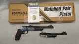 ROSSI Matched Pair Pistol .22 WMR/.410 GA - 1 of 3