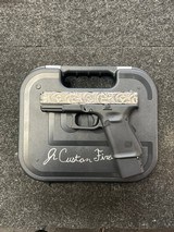 GLOCK 19 GEN 5 CUSTOM ENGRAVE 9MM LUGER (9X19 PARA) - 1 of 3