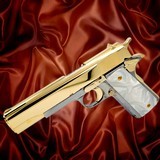 ROCK ISLAND ARMORY 1911 GI FS - 45ACP- 24K GOLD & BLACK CHROME PLATED .45 ACP - 2 of 3