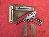 LUGER DMW 1915 P08 LUGER 9MM 2 MAGS AND HOLSTER 9MM LUGER (9X19 PARA)