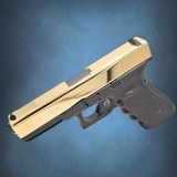 GLOCK 21 - 24K Gold Plated - Mirror Finish Polishing .45 ACP - 2 of 3