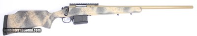 BERGARA BERGARA APPROACH PREMIER 6.5 CM 24" FDE THEADED BARREL TIMNEY TRIGGER, SCOPE BASE, 1-MAG 6.5MM CREEDMOOR