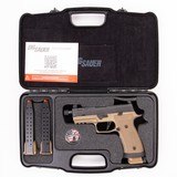 SIG SAUER P320 CUSTOM WORKS 9MM LUGER (9X19 PARA) - 3 of 3