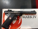 RUGER MARK IV TARGET .22 LR - 1 of 3