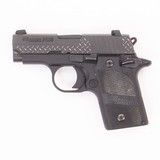 SIG SAUER P238 BLACK DIAMOND PLATE .380 ACP