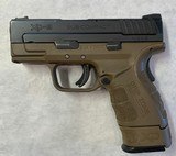 SPRINGFIELD ARMORY XD-9 SUB COMPACT MOD 2 9MM LUGER (9x19 PARA) - 3 of 3