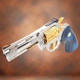 COLT Python 4" - 357 MAG - 6 ROUNDS - Engraved & 24K Gold Plated - RARE .357 MAG - 3 of 3