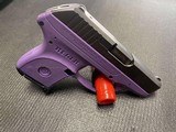 RUGER LCP 380 PURPLE & BLACK POCKET PISTOL SUB COMPACT .380 ACP - 1 of 3