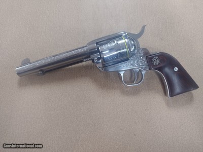 RUGER NEW VAQUERO ENGRAVED .45 LC