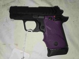 SPRINGFIELD ARMORY 911 w/Purple Hogue Grips, Mag, Night Sights .380 ACP - 1 of 3