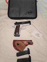 KIMBER Micro 380 Two Tone 3 Mags, Desantis Holster .380 ACP - 1 of 3