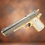 SPRINGFIELD ARMORY 1911 Mil-Spec, 45ACP, 24K Gold, French Scrolls Engraved .45 ACP - 3 of 3