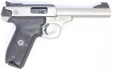 SMITH & WESSON S&W SW22 VICTORY TARGET MODEL STAINLESS STEEL EXTRA GRIPS .22 LR - 2 of 3