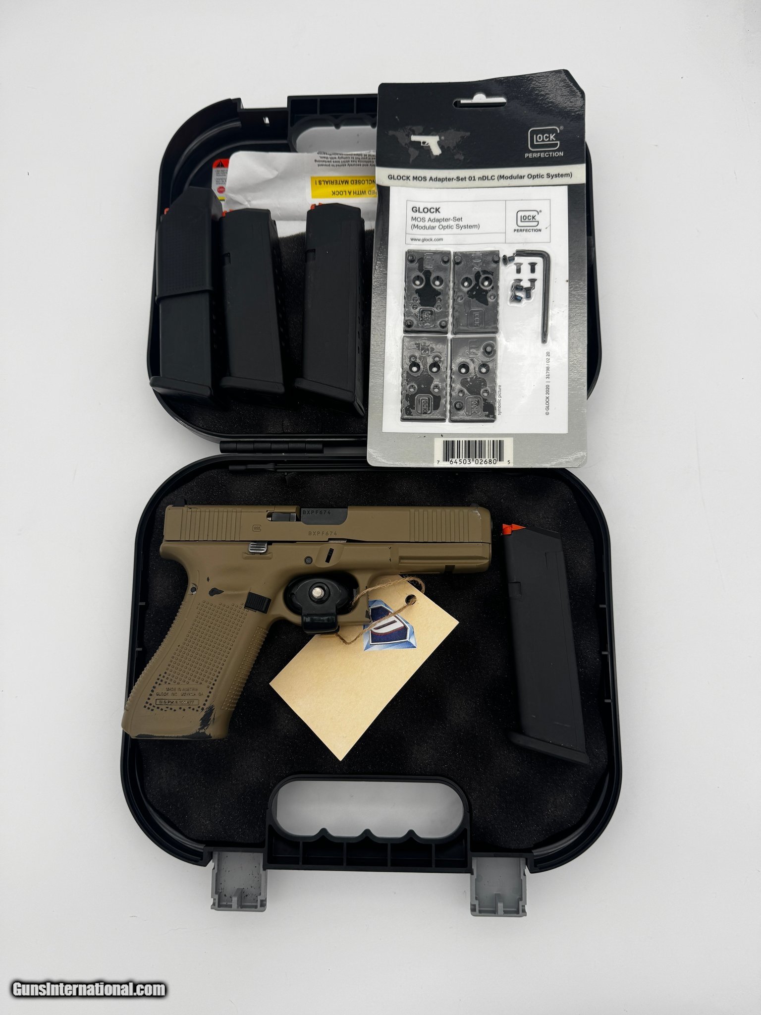 Glock G17 Gen 5 Mos Fde 9mm Luger (9x19 Para) For Sale