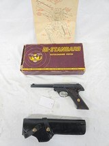 HI-STANDARD 102 Sport King w/Original Box, Manual Magazine, Holster .22 LR