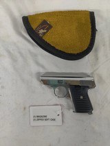 JENNINGS FIREARMS J-22 Nickel w/Mag, Holster .22 LR - 1 of 3