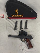 BROWNING Buckmark w/3 Mags, Red Dot, Soft Case .22 LR - 1 of 3