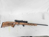 SAVAGE ARMS Mark II Thumbhole w/Bull Barrel .22 LR - 1 of 3