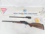 NEW ENGLAND FIREARMS CO. Handi Rifle SB2 w/2 Barrels, Original Box, Unfired .223 REM