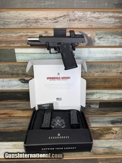 SPRINGFIELD ARMORY 1911 DS PRODIGY AOS HEX DRAGONFLY 9MM LUGER (9X19 PARA)