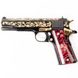 COLT SANTA MUERTE SAINT SERIES GOVERNMENT MODEL .38 SUPER - 1 of 3
