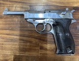 LUGER P-38 HARD CHROME W/HOLSTER, BELT, AND K98 BAYONET 9MM LUGER (9x19 PARA) - 2 of 3