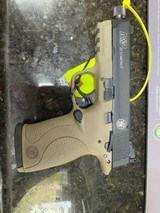 SMITH & WESSON M&P22 COMPACT CERAKOTE FDE THREADED BARREL .22 LR - 1 of 3