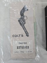 COLT Single Action Frontier Scout Lawman Series Wild Bill Hickok 1969 1 of 1500 .22 LR - 3 of 3