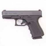 GLOCK G19 GEN4 WITH GLOCK NIGHT SIGHTS (LE TRADE-IN) 9MM LUGER (9X19 PARA) - 1 of 2