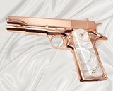 ROCK ISLAND ARMORY 1911 - 45ACP - 5" - Mirror Finish Polishing & All 18K Rose Gold .45 ACP - 3 of 3