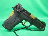 SMITH & WESSON M&P380 SHIELD EZ M2.0 GOLD PORTED BARREL .380 ACP - 2 of 3