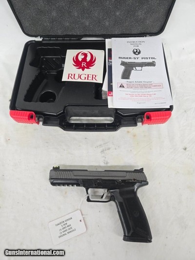 RUGER Ruger-57 Tungsten w/20rd Mag, Original Case, Manuals 5.7x28mm